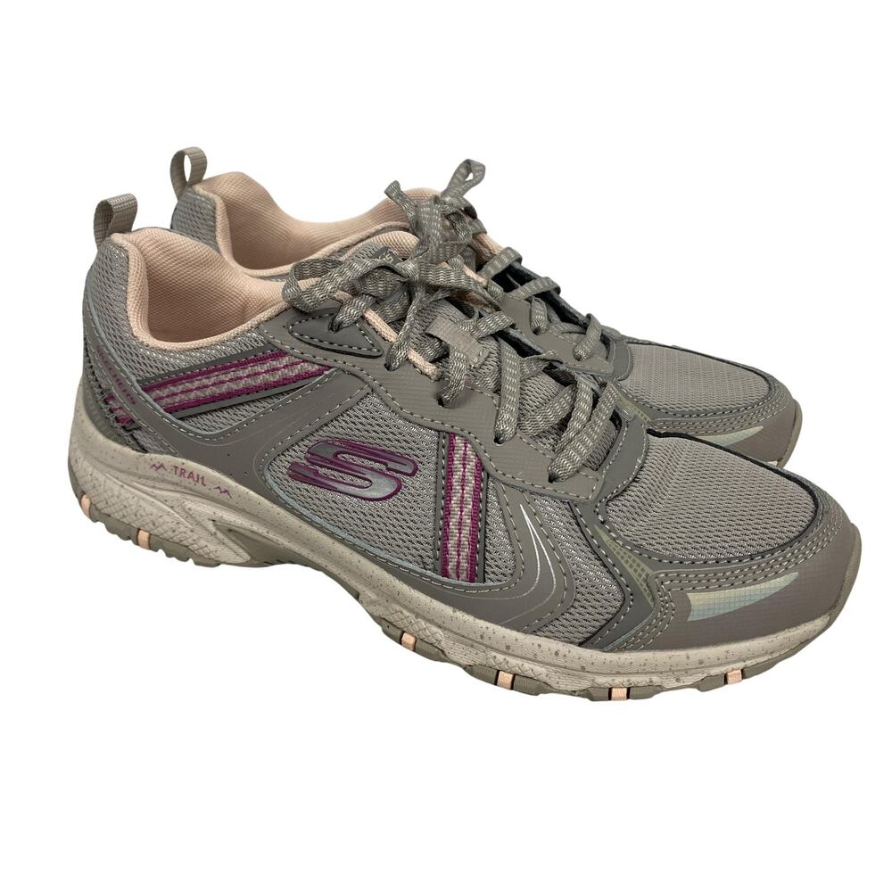 Skechers HIllcrest Vast Adventure Trail Hiking Shoe Sneakers Women 9 Gray 149820